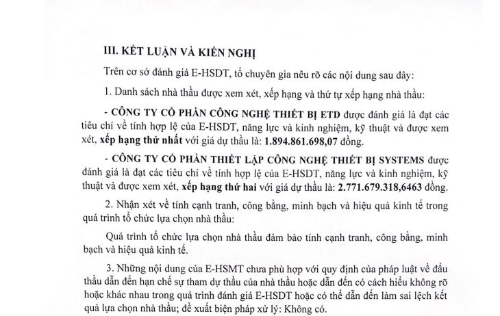 Dự thầu với giá áp đảo rồi 