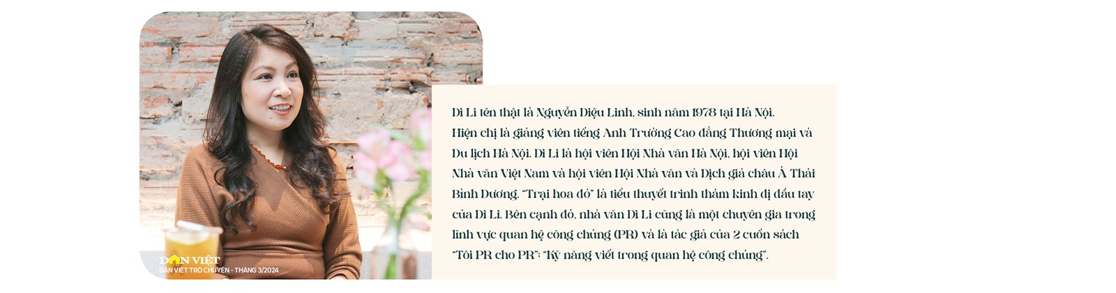 Nhà văn Di Li: Tôi bị hấp dẫn bởi người đàn ông nhân văn, tử tế- Ảnh 11.