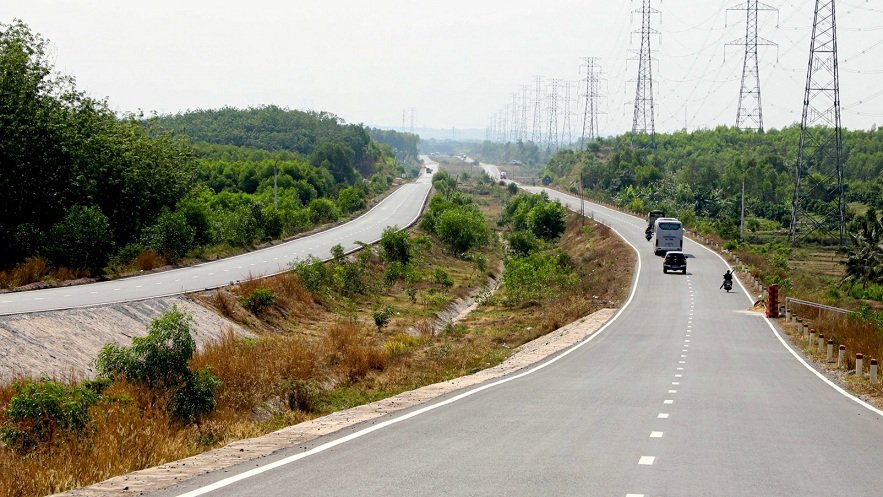 Một đoạn tuyến Thủ Biên – Đất Cuốc thuộc dự án đường Vành đai 4 qua Bình Dương đã hoàn thành. Ảnh: T.L