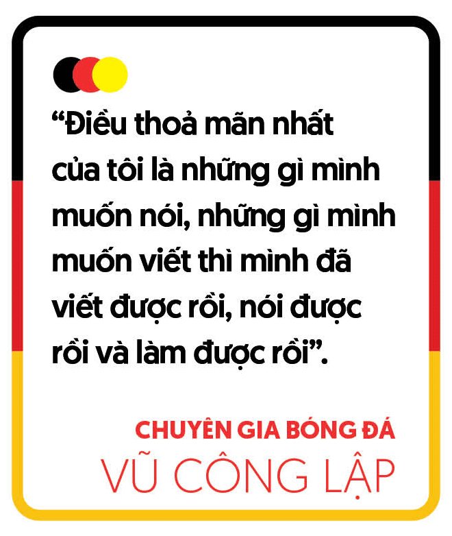 Chuyên gia bóng đá Vũ Công Lập: 