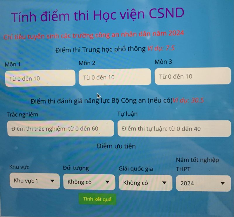 Công bố điểm Kỳ thi đánh giá Bộ Công an năm 2024: Cách tra cứu chính xác nhất- Ảnh 2.