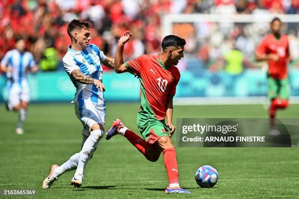 Kết quả Olympic Argentina vs Morocco: Bàn thắng phút 90+16- Ảnh 3. Kết quả Olympic Argentina vs Morocco: Bàn thắng phút 90+16- Ảnh 3.