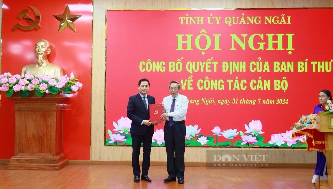 Thứ trưởng Bộ KH&CN Nguyễn Hoàng Giang được điều động, chỉ định làm Phó Bí thư Tỉnh uỷ Quảng Ngãi- Ảnh 2.