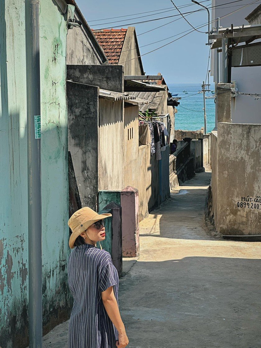 Làng chài Nhơn Lý ở Bình Định đẹp như phim, nhiều người đang đến xem, dân câu cá to dài thế này- Ảnh 3.