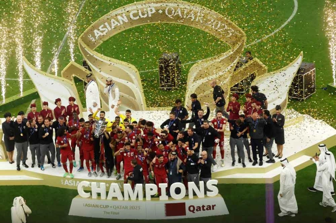 Giúp Qatar bảo vệ thành công chức vô địch Asian Cup, Akram Afif nhận 