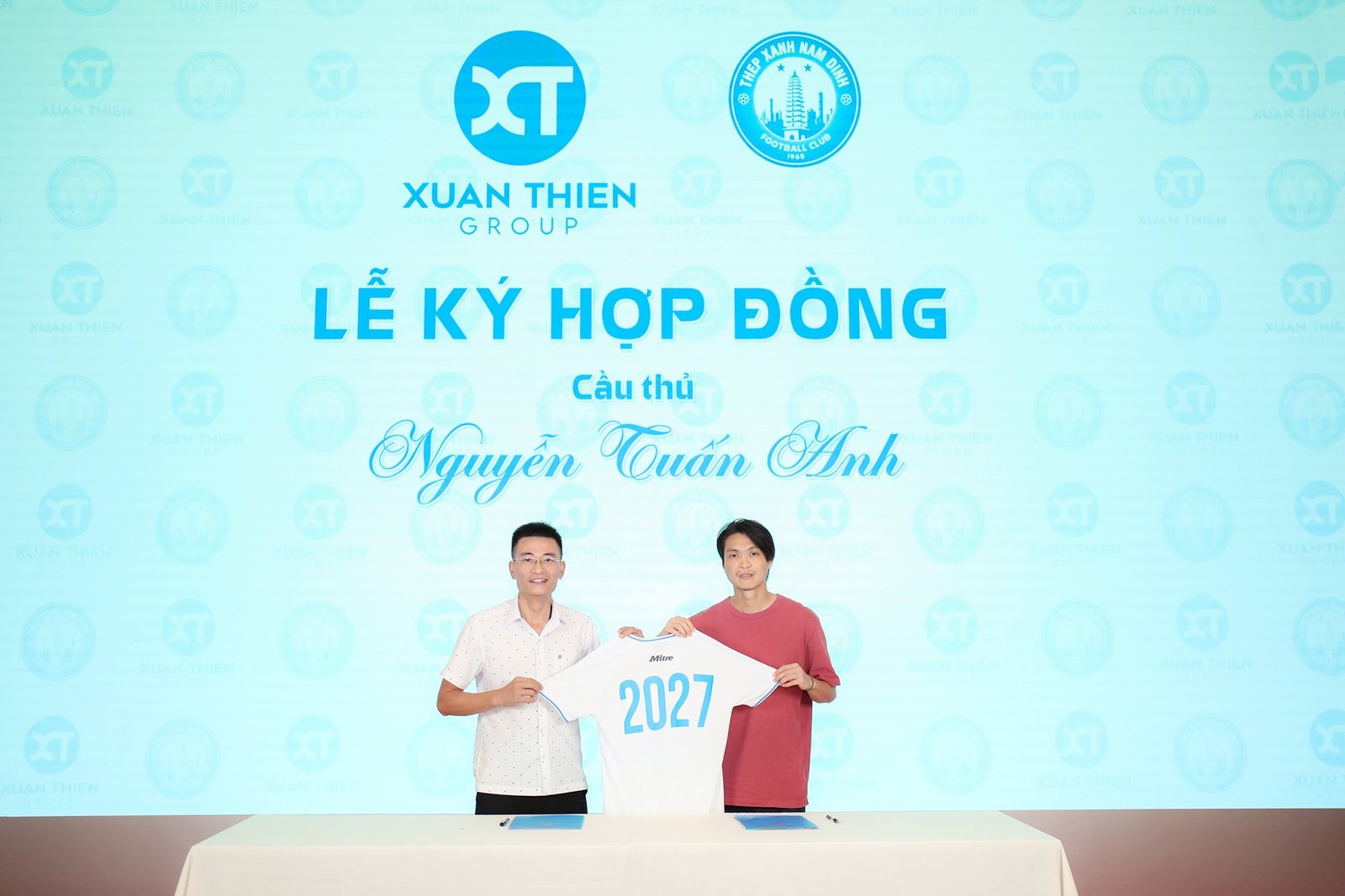 Tuấn Anh nói gì khi ký hợp đồng 3 năm với Thép Xanh Nam Định?- Ảnh 1.