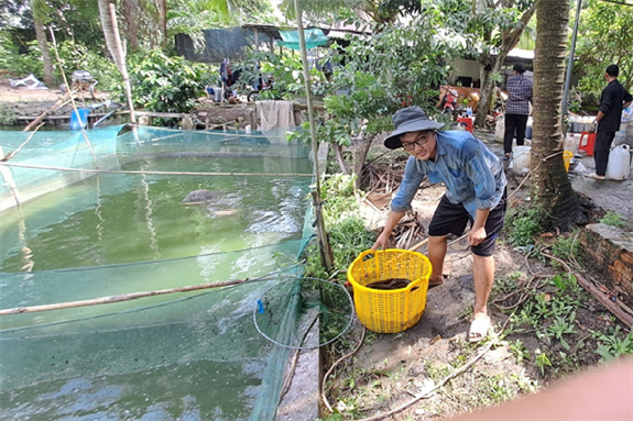 Dựng vèo nuôi loài cá ngon ở Hậu Giang, xúc lên, hễ thấy là khối người muốn mua, bán 50.000 đồng/kg - Ảnh 1.