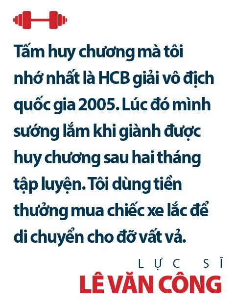 Lực sĩ Lê Văn Công: Ba năm ăn cơm chay 